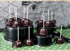 “TRIPLE CHOCOLATE SPIDERS”