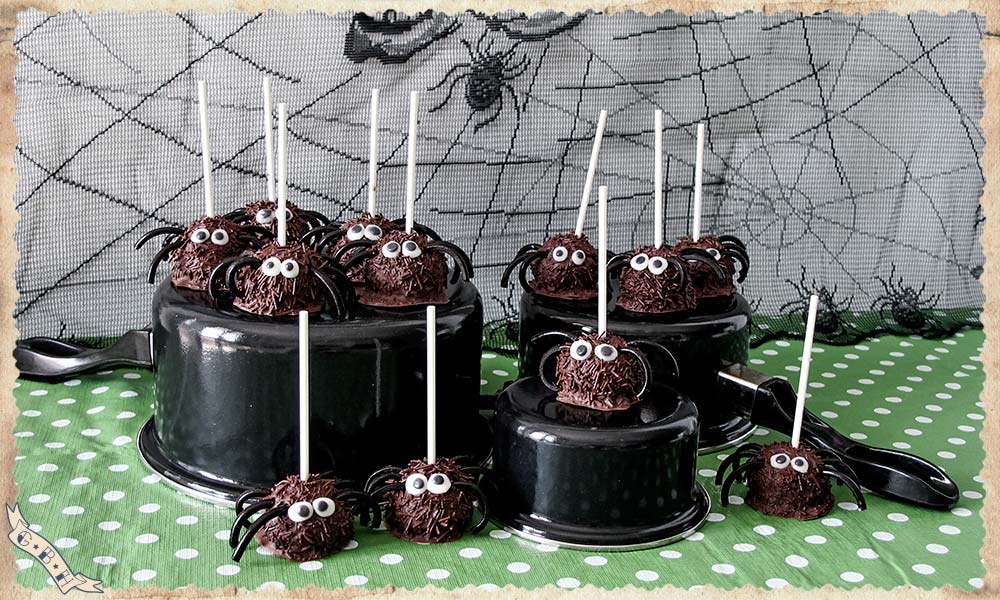 “TRIPLE CHOCOLATE SPIDERS”